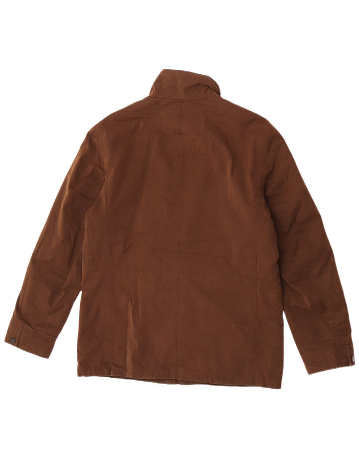 Marks & Spencer Herren-Utility-Jacke UK 38 Mittelbraune Baumwolle