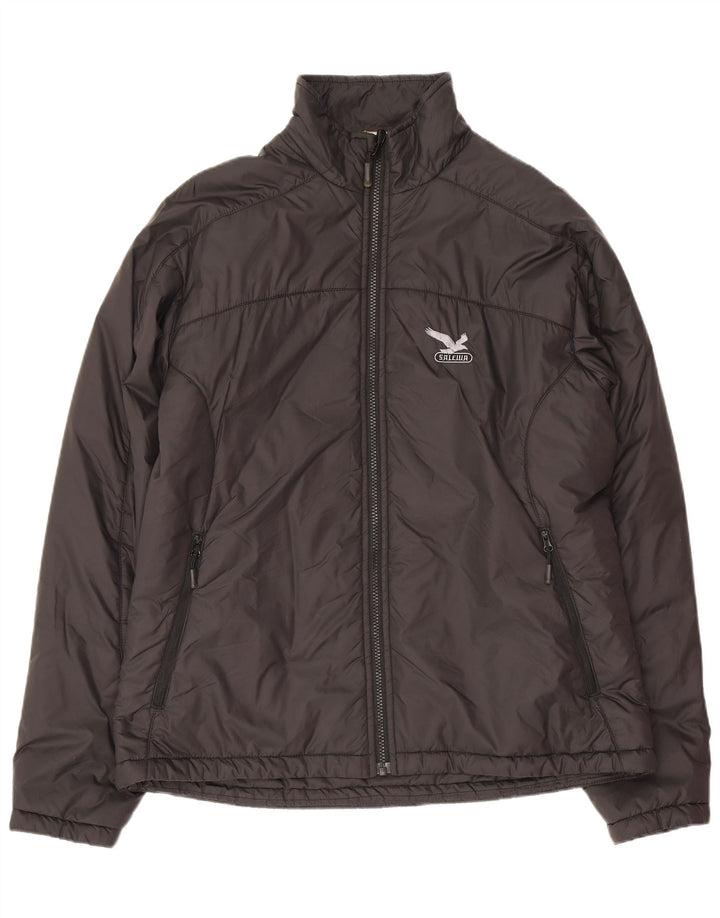 SALEWA Herren gefütterte Liner-Jacke, EU 48, mittelschwarz, Polyamid, Sport