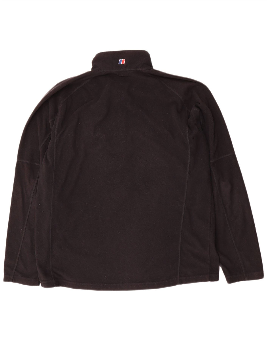 Berghaus Herren-Fleecepullover mit Reißverschluss, XL, Schwarz, Polyester