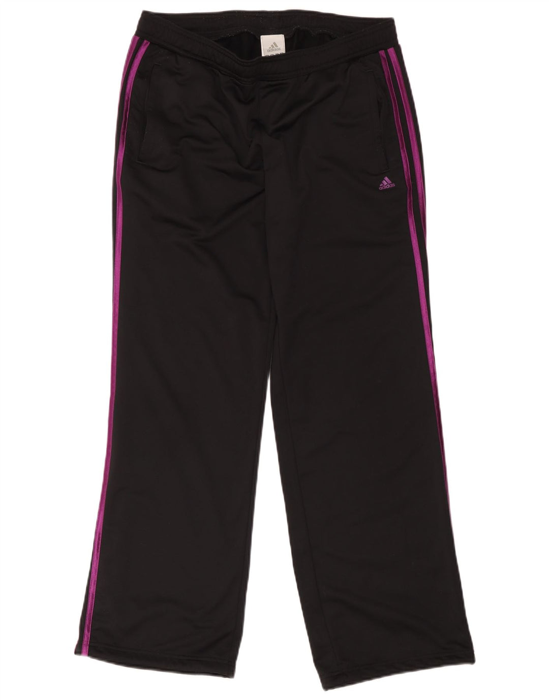 Adidas Damen-Trainingshose UK 12/14 Mittelschwarzes Polyester