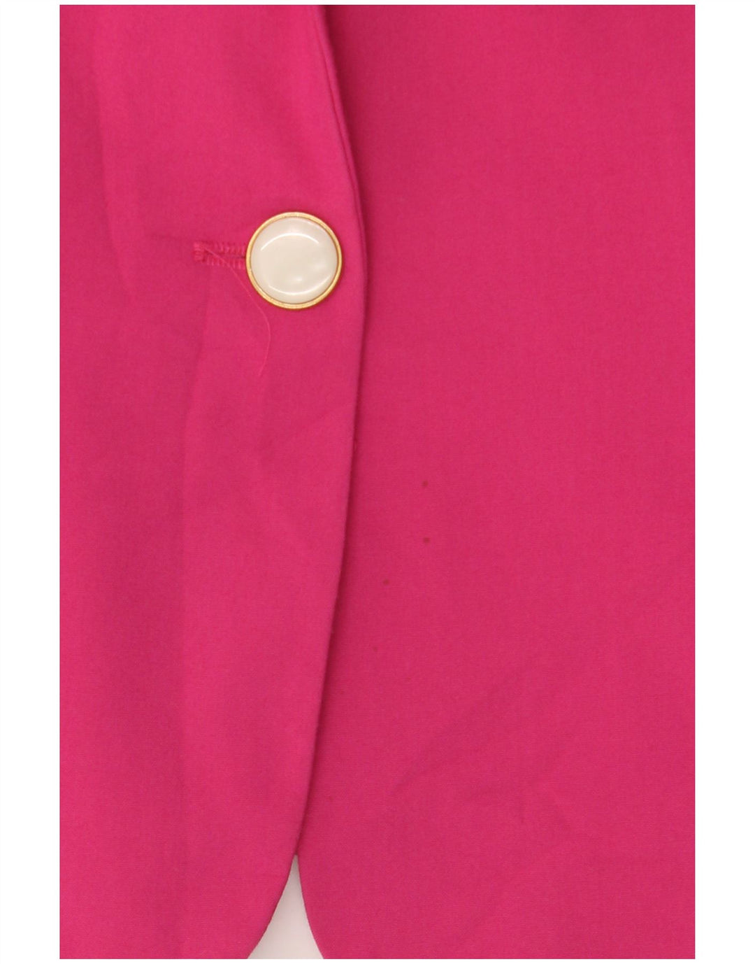 Zara Damen 1-Knopf-Blazerjacke UK 10 Small Pink Polyester