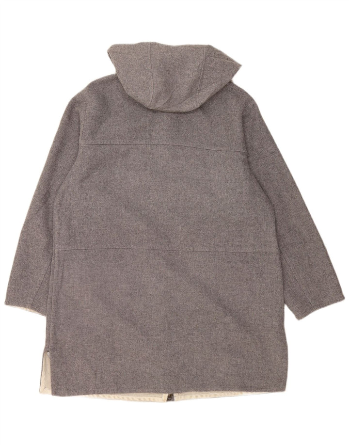 Tommy Hilfiger Damen Kapuzenmantel UK 18 XL Graue Wolle