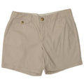 DOCKERS Damen Chino-Shorts US 12 Large W33 Graue Baumwolle