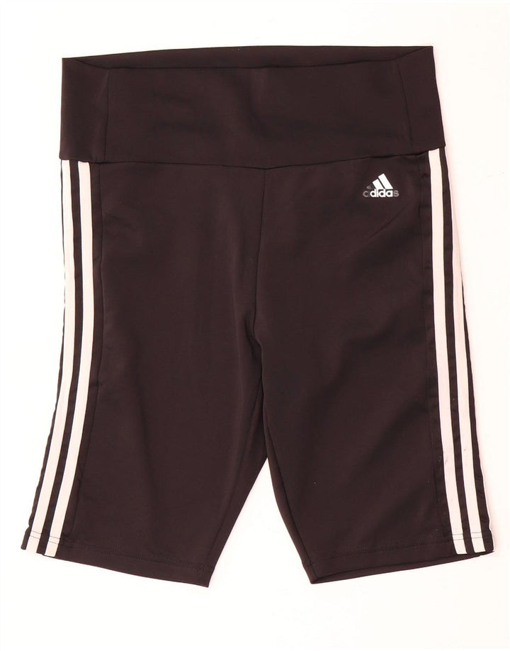Adidas Damen Aeroready Sport Shorts UK 12/14 Medium Schwarz Polyester