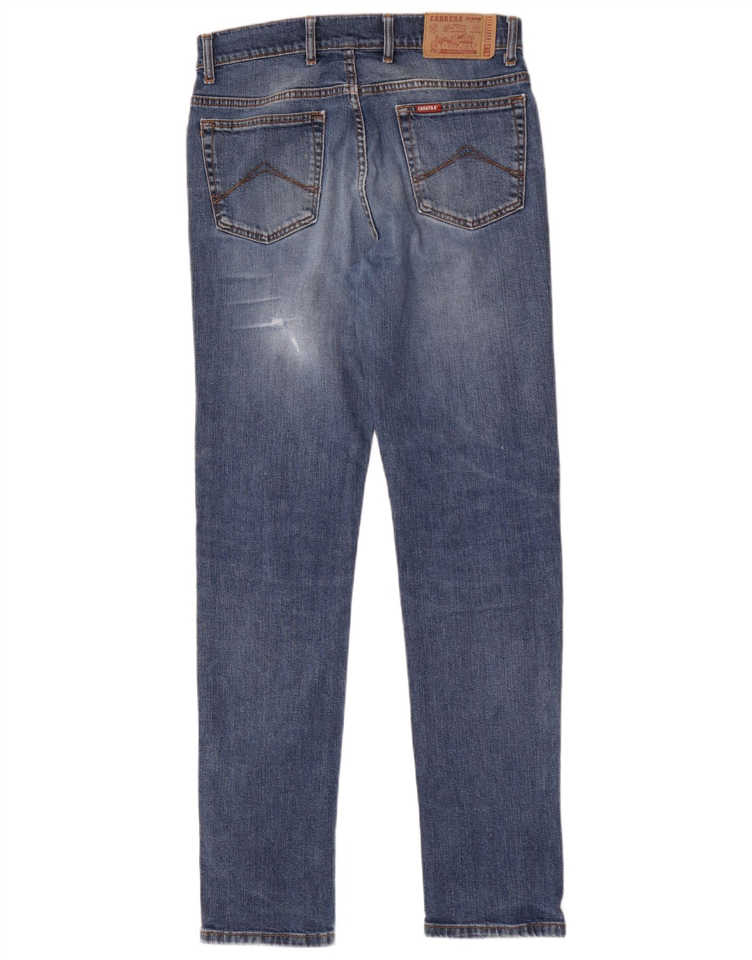 Carrera Herren 700 Distressed Slim Jeans W33 L34 Blaue Baumwolle