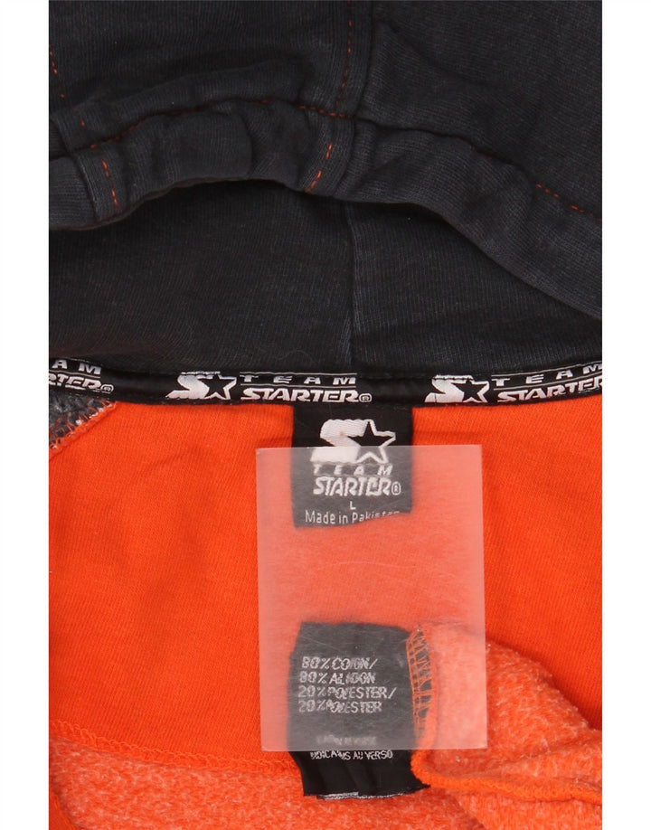Starter Herren-Kapuzenpullover mit Reißverschluss, groß, Orange