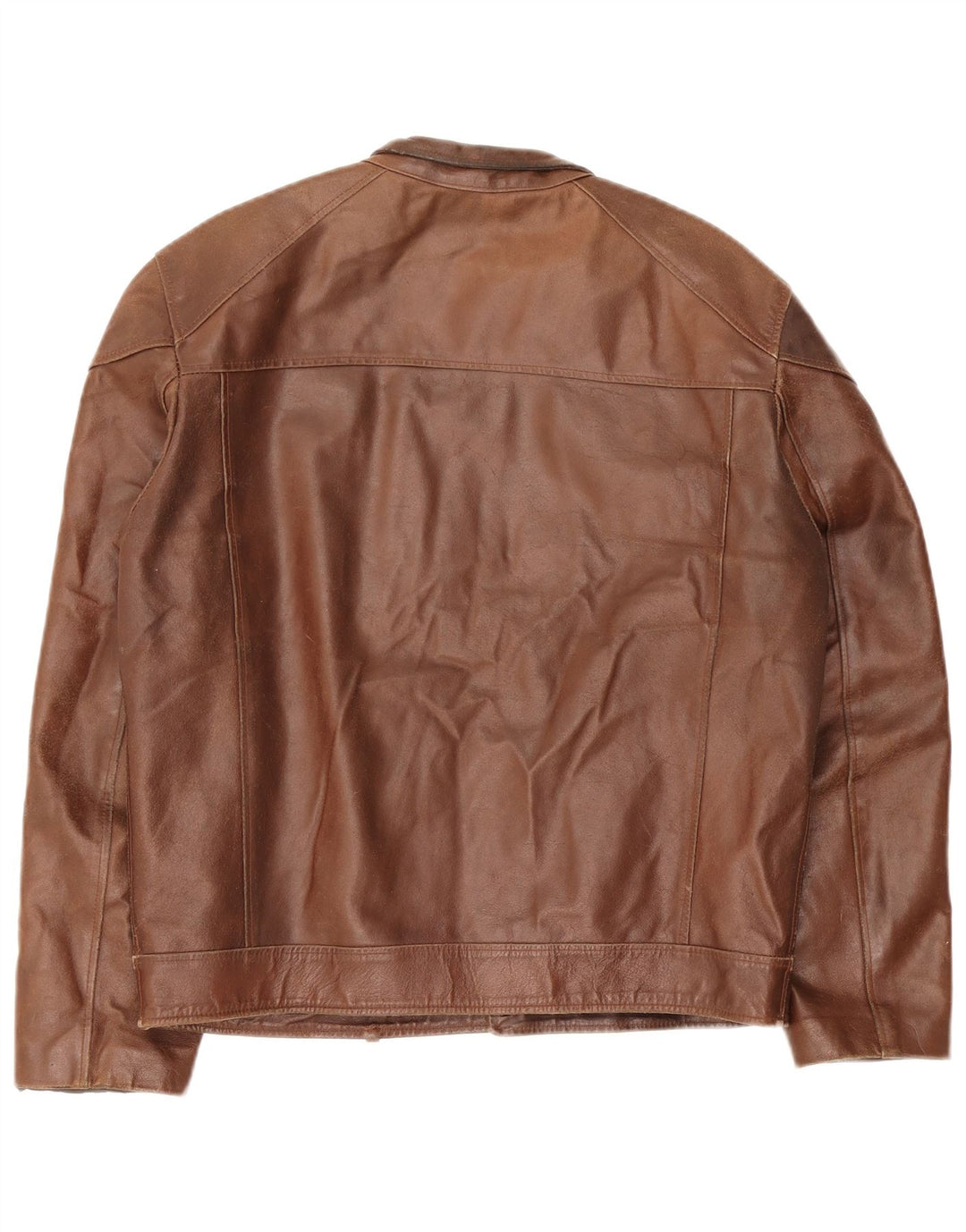Bata Herren Lederjacke IT 52 XL Braunes Leder