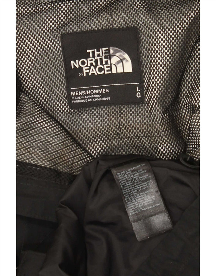 The North Face Herren-Windbreakerjacke mit Kapuze, UK 40, Größe L, Schwarz, Polyester