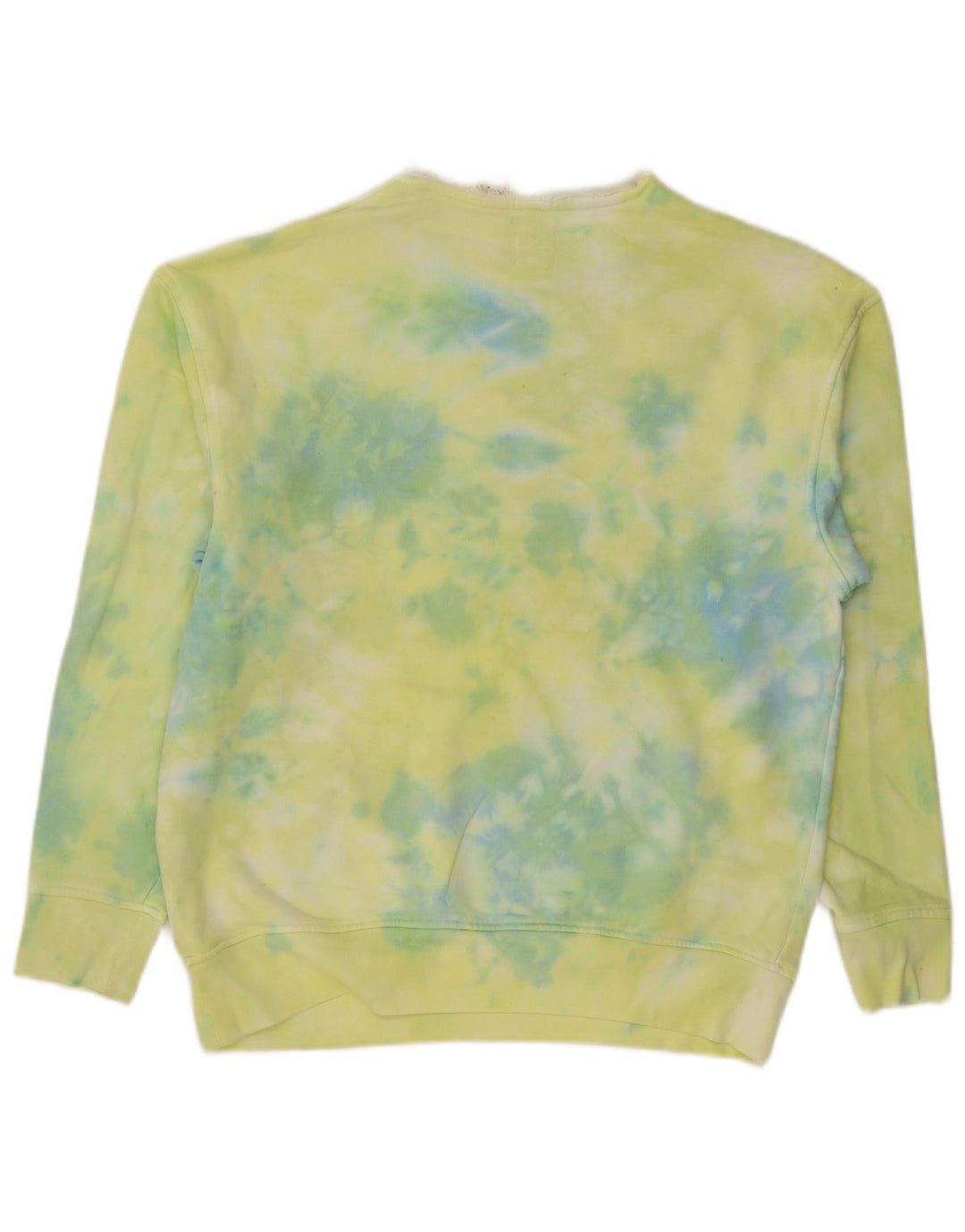 Levi's Herren-Sweatshirt mit entspanntem Grafikmuster, mittelgrüne Batik-Baumwolle