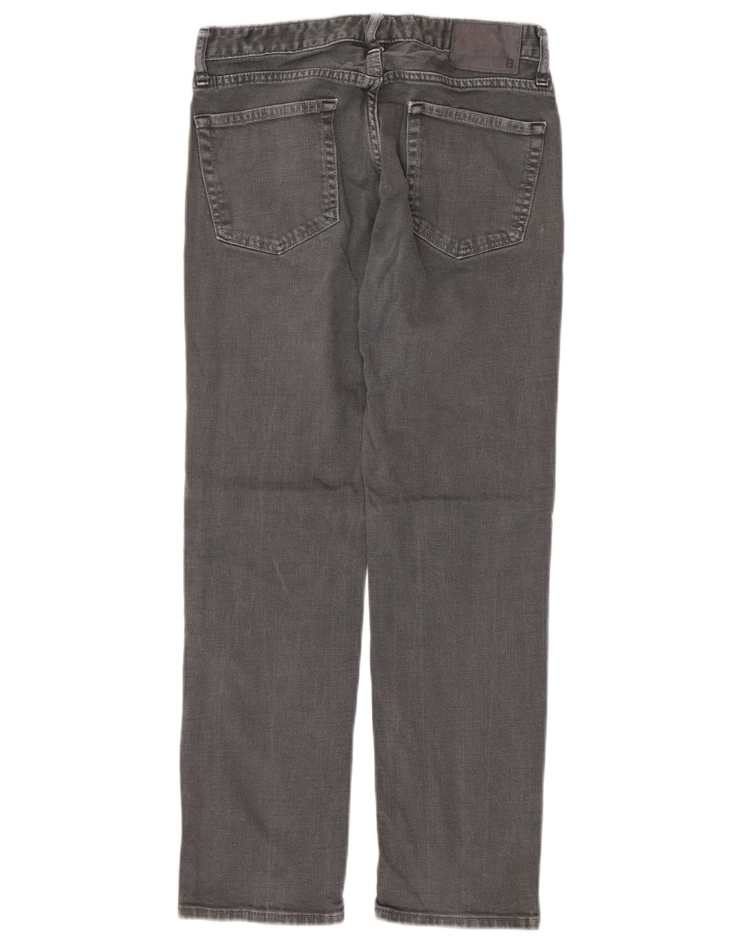 BONOBOS Damen Straight Jeans W29 L30 Graue Baumwolle