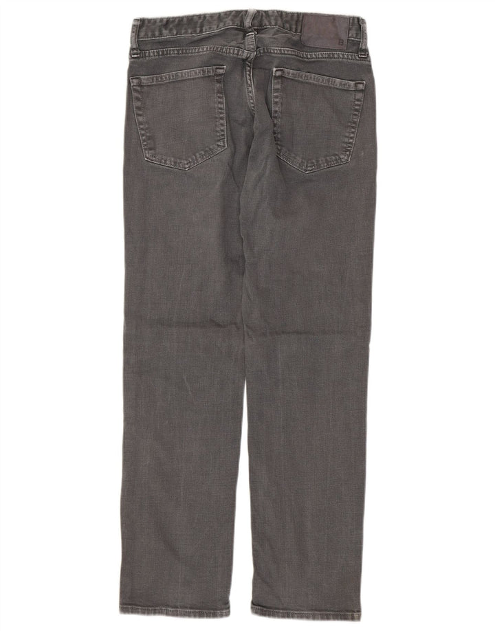 BONOBOS Damen Straight Jeans W29 L30 Graue Baumwolle