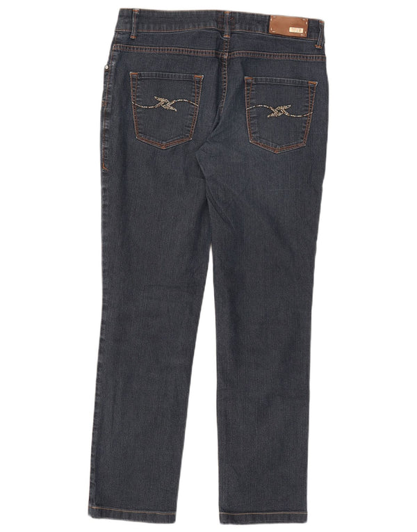 Trussardi Damen Slim Jeans W28 L28 Blaue Baumwolle