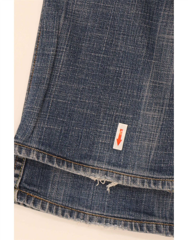 Levi's Damen 627 Straight Jeans W28 L28 Blaue Baumwolle