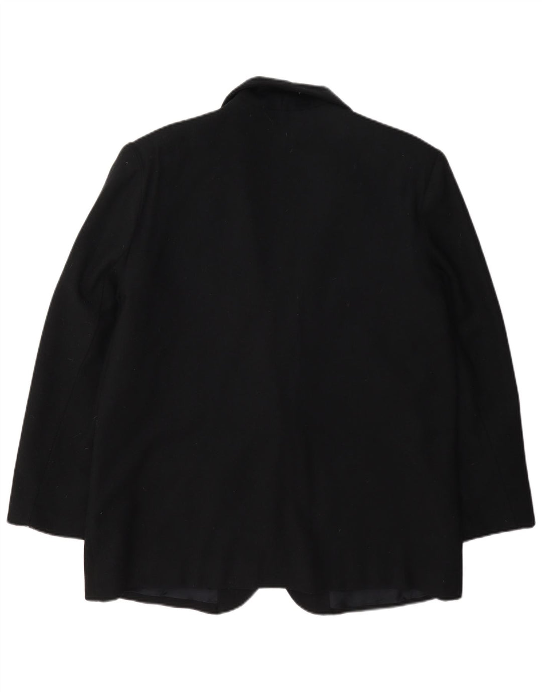 Sag Harbor Damen 1-Knopf-Blazer-Jacke, UK 14, große schwarze Wolle