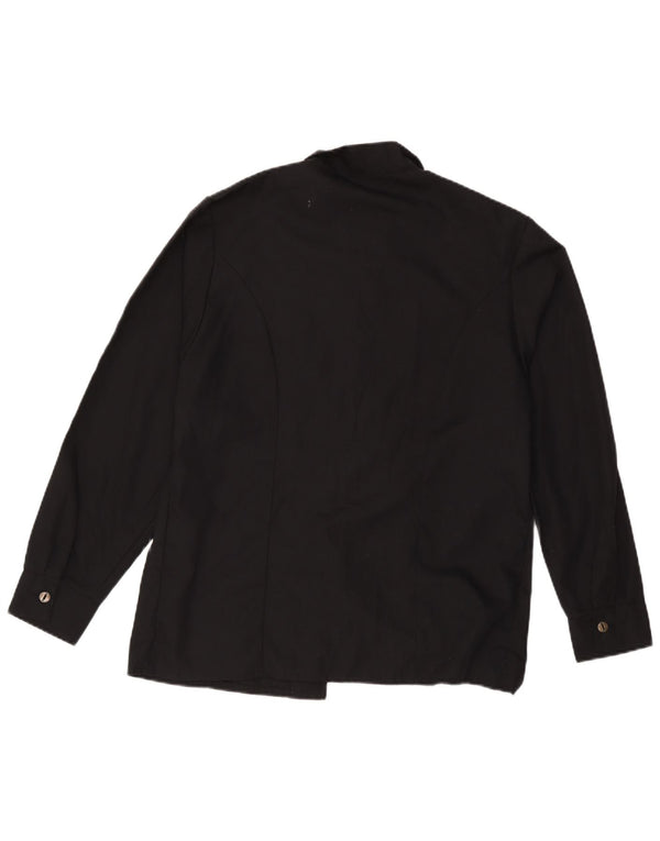 Mary Coppinger Herrenhemd Mittelschwarzes Polyester