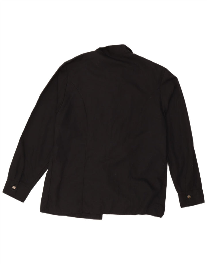 Mary Coppinger Herrenhemd Mittelschwarzes Polyester