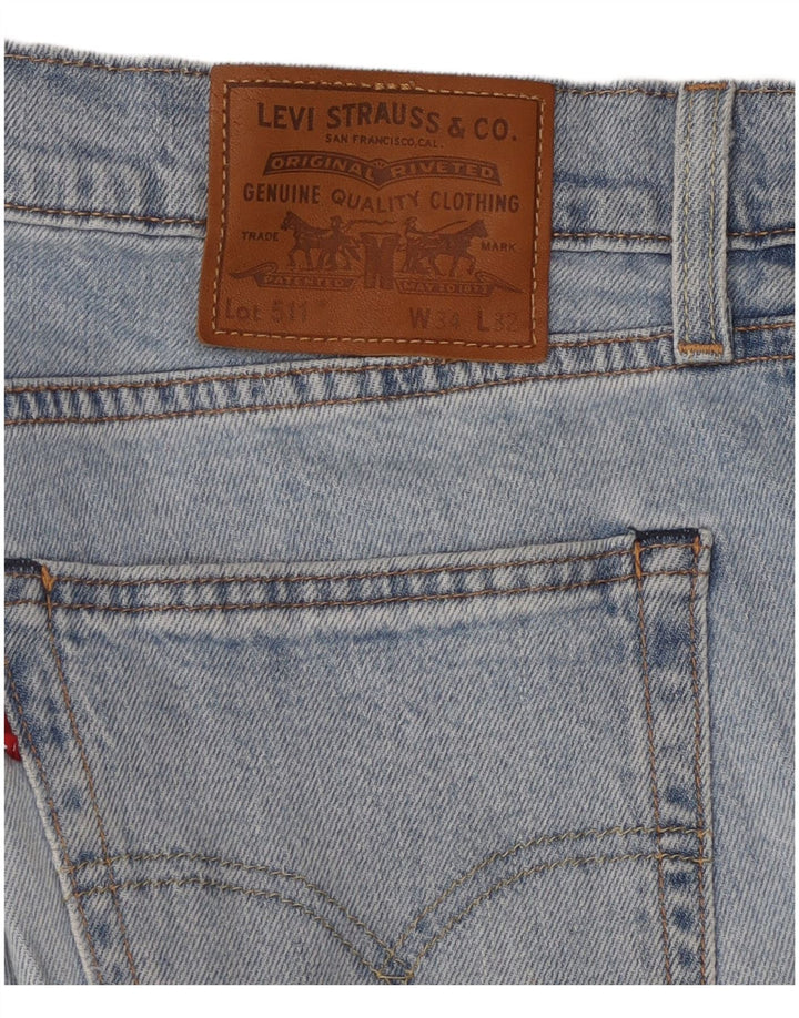 LEVI'S Herren 511 Slim Jeans W34 L32 Blau