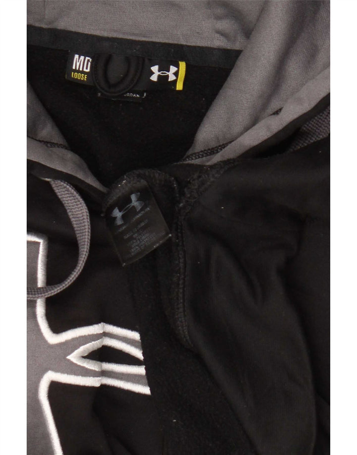 Under Armour Herren-Kapuzenpullover mit Grafik, mittelschwarz, Polyester