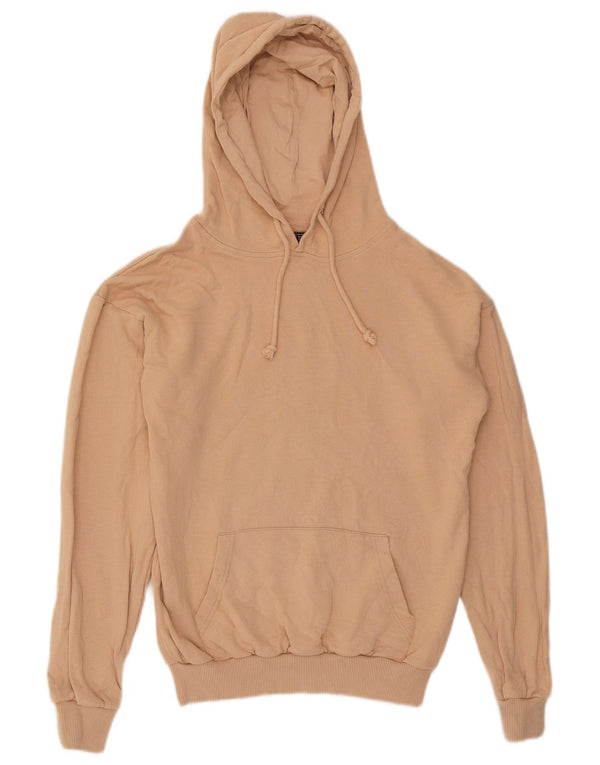 Lipsy Damen Kapuzenpullover UK 10 Small Beige Baumwolle