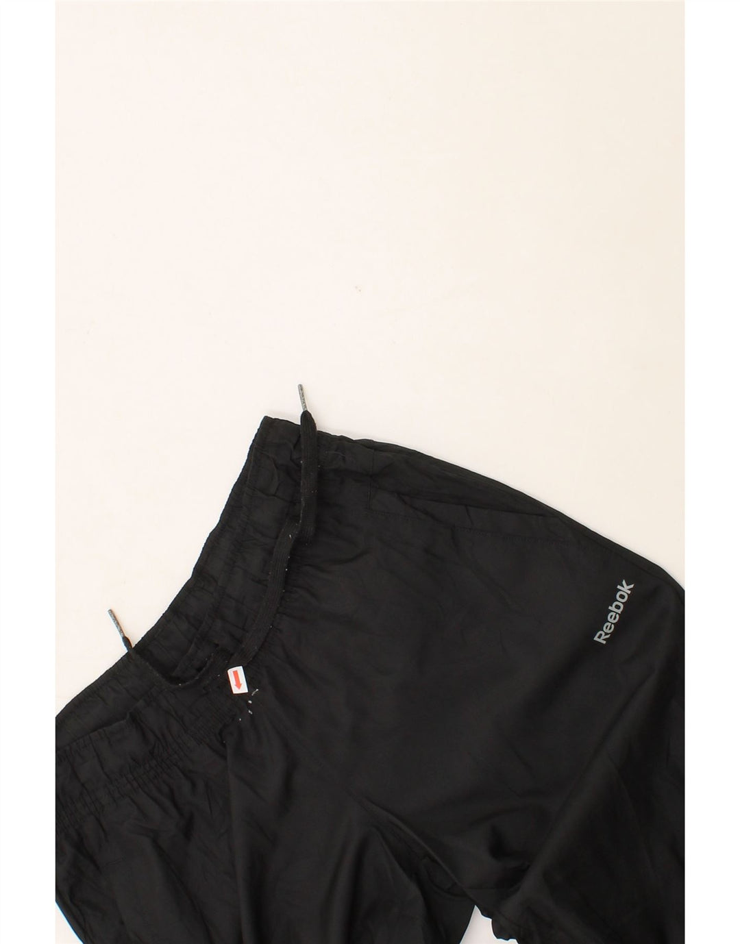 REEBOK Womens Tracksuit Trousers UK 0/2 2XS  Black Polyester Vintage Reebok and Second-Hand Reebok from Messina Hembry 