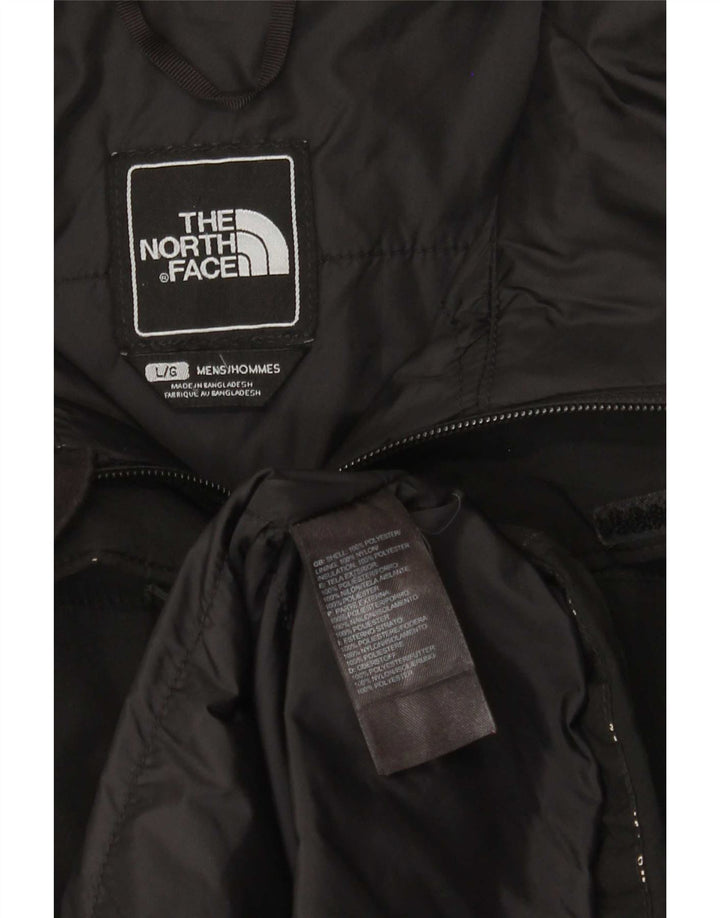 The North Face Herren-Windbreakerjacke mit Kapuze, UK 40, Größe L, Schwarz, Polyester