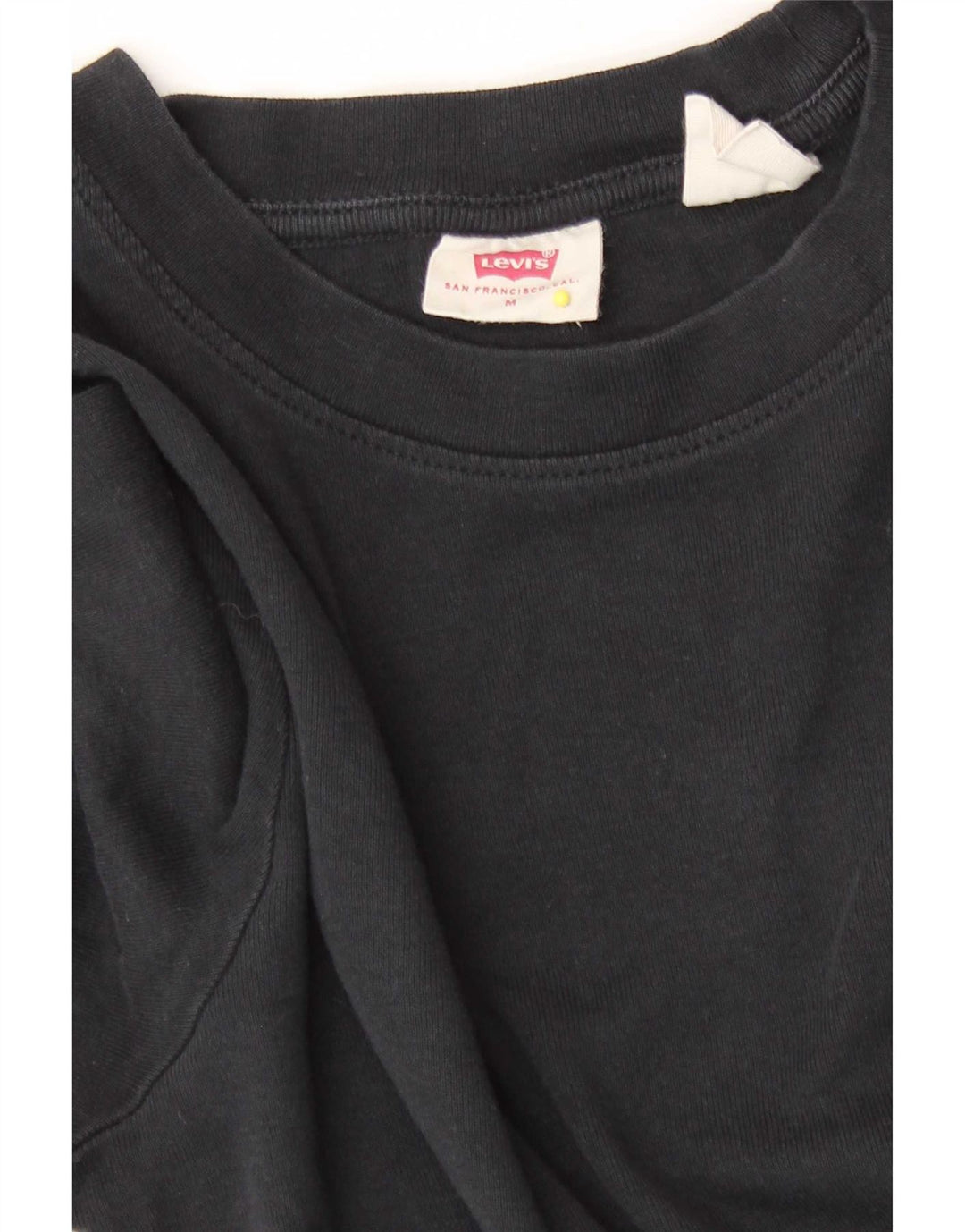 Levi's Damen Top Langarm UK 12 Medium Schwarz