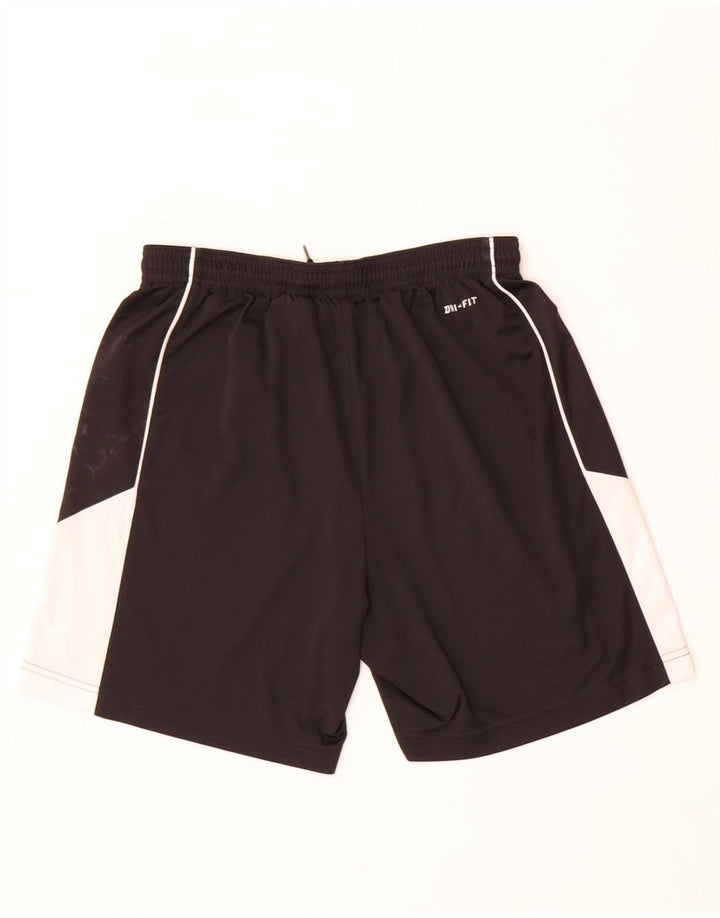 Nike Herren Dri Fit Sportshorts Mittelschwarzes Colourblock-Polyester