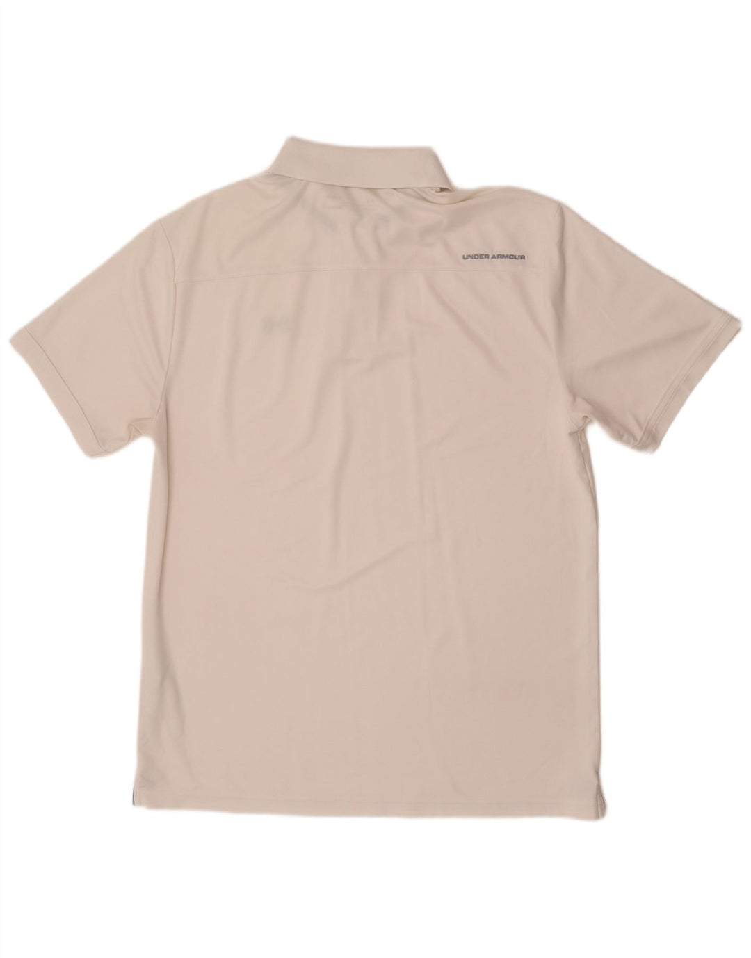 Under Armour Herren Heat Gear Poloshirt, großes weißes Polyester