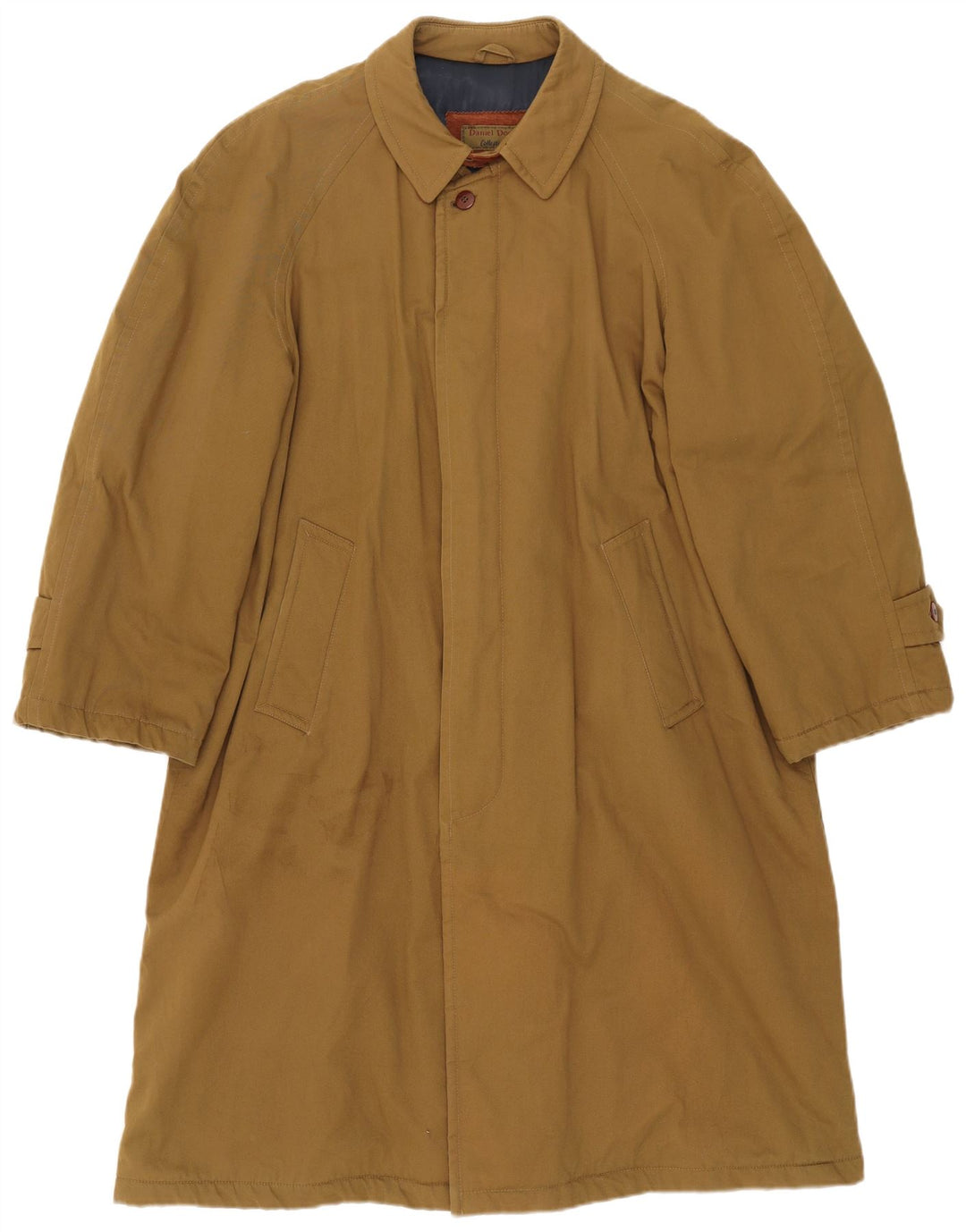 Daniel Dodd Herren Loose Fit Mantel IT 48 Medium Khaki