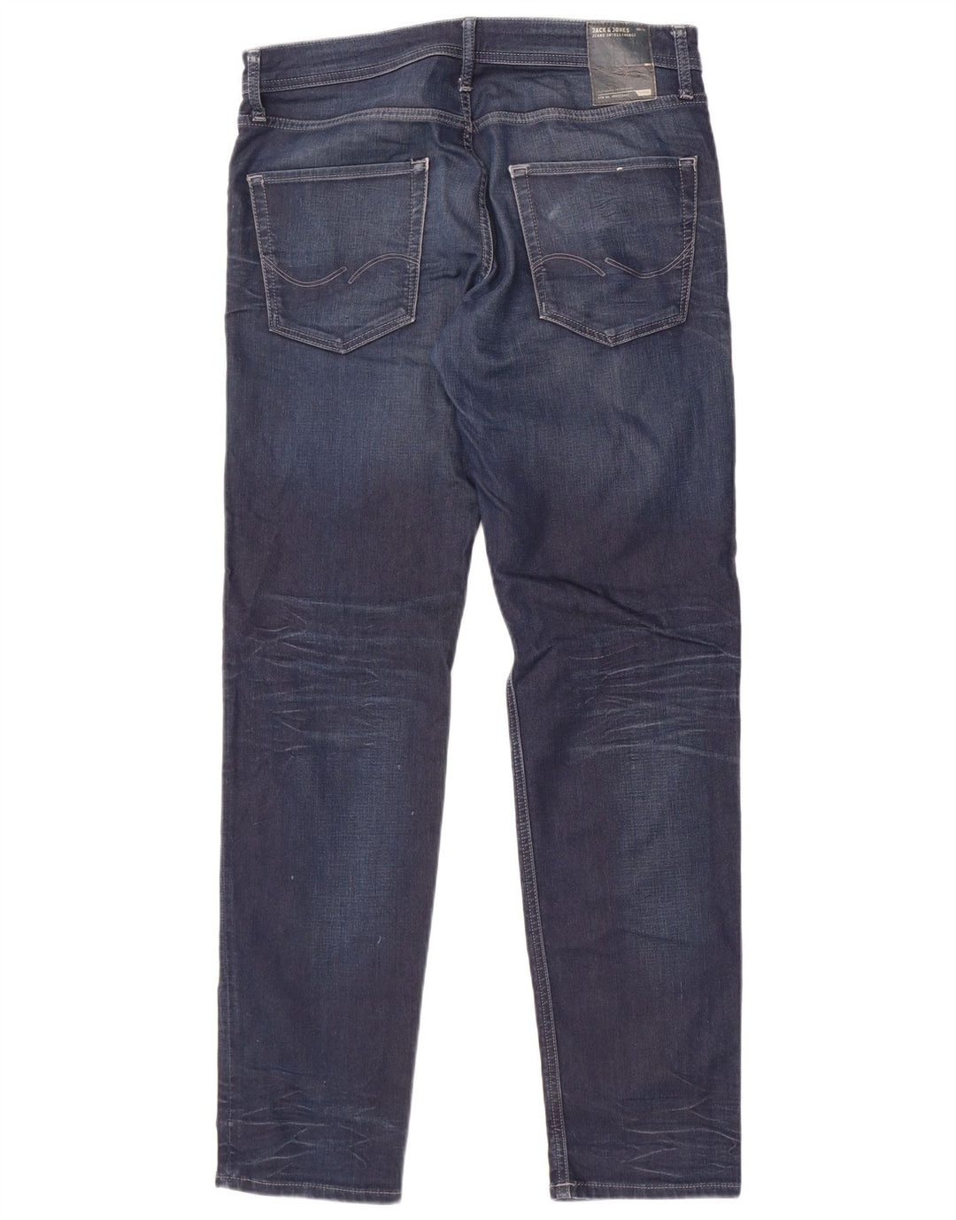 Jack & Jones Herren Slim Jeans W32 L34 Blaue Baumwolle