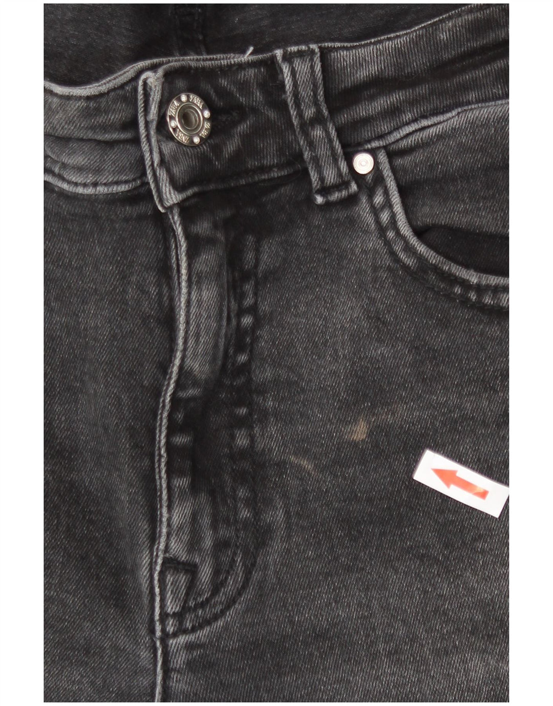 Zara Damen Slim Jeans EU 42 Large W32 L26 Grau