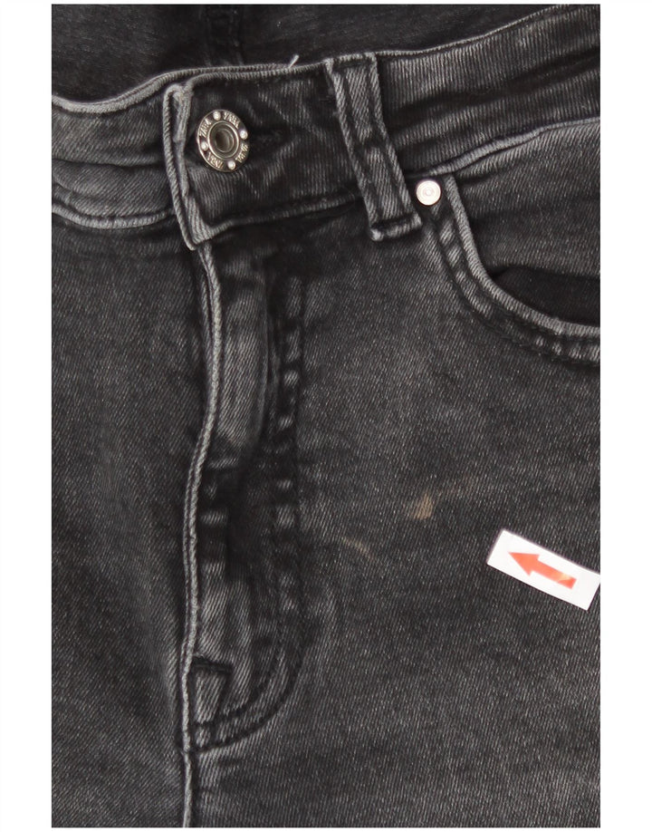 Zara Damen Slim Jeans EU 42 Large W32 L26 Grau