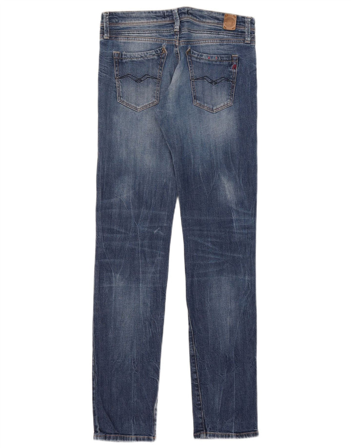 Replay Damen Skinny Jeans W29 L31 Blau