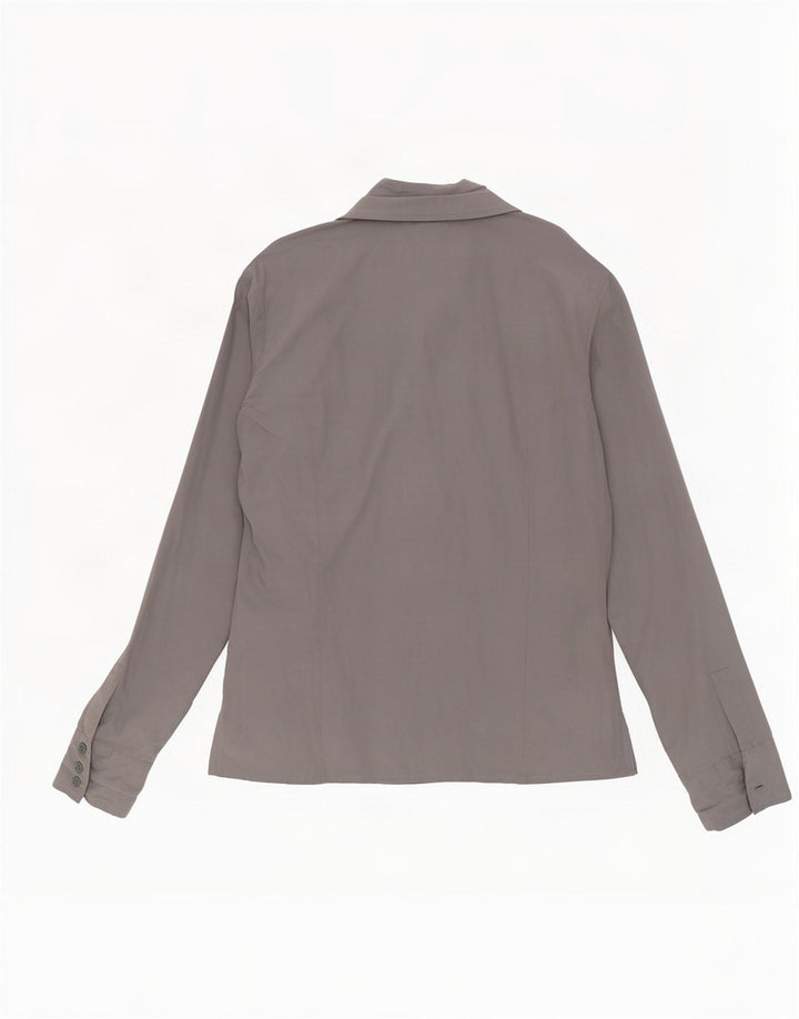 Calvin Klein Jeans Herrenhemd, großes graues Polyester