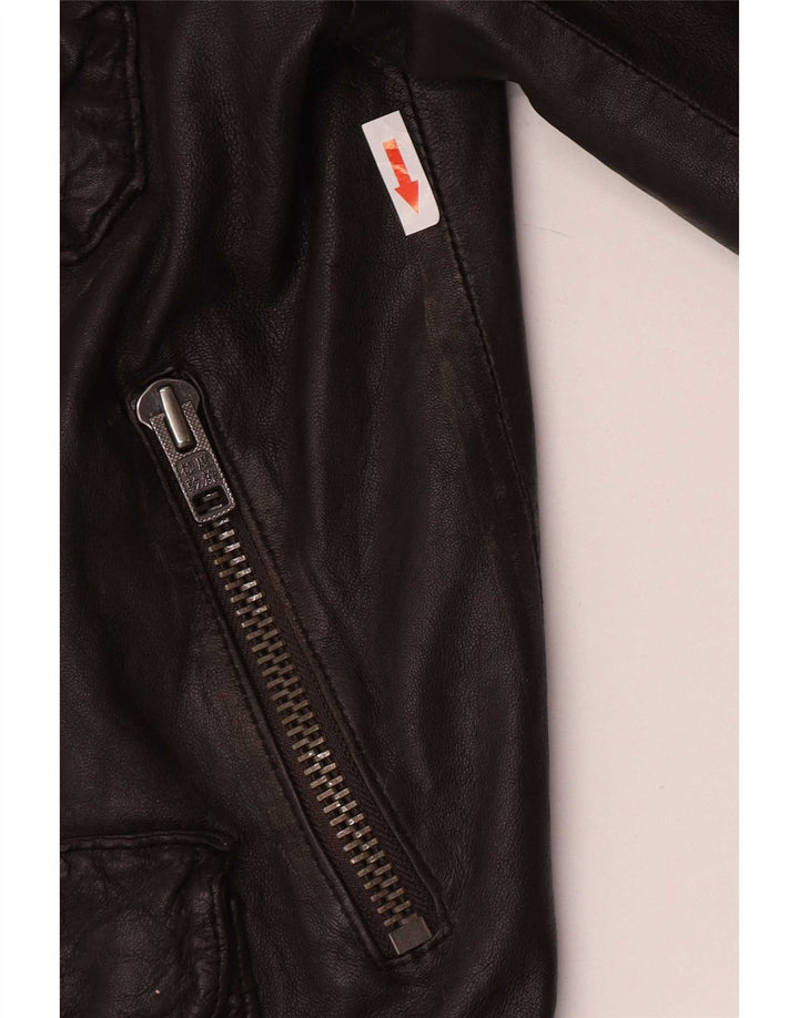 Superdry Herren Militärlederjacke UK 42 XL Braun