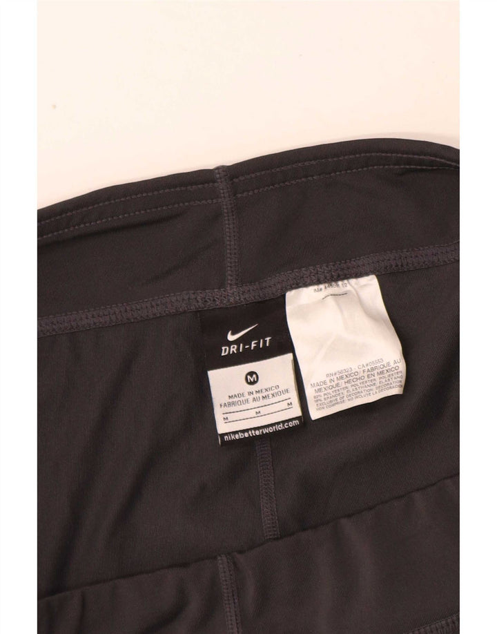 Nike Damen Dri Fit Sport Shorts UK 12 Medium Schwarz Polyester