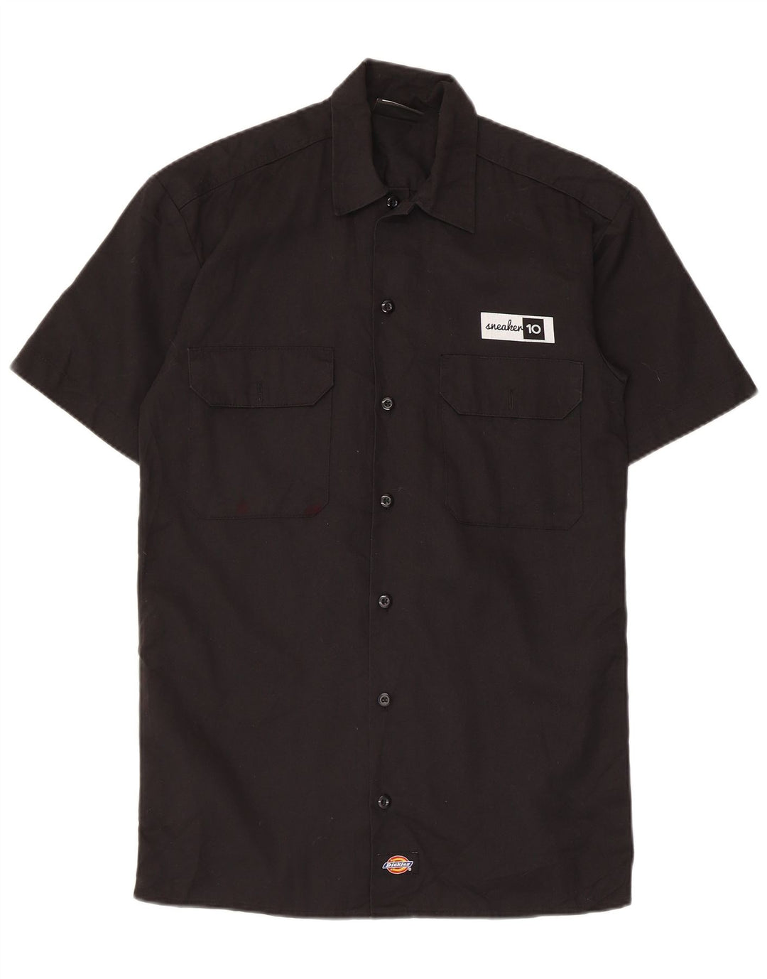 Dickies Herren Kurzarmhemd XS Schwarz Polyester