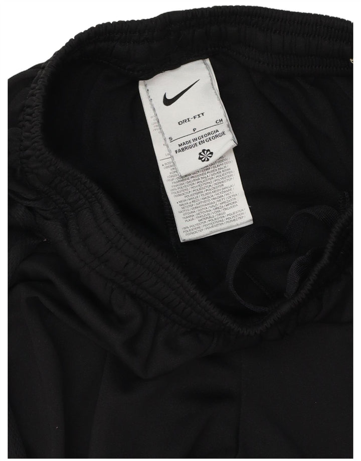 Nike Damen Dri Fit Trainingshose UK 10 Small Schwarz Polyester