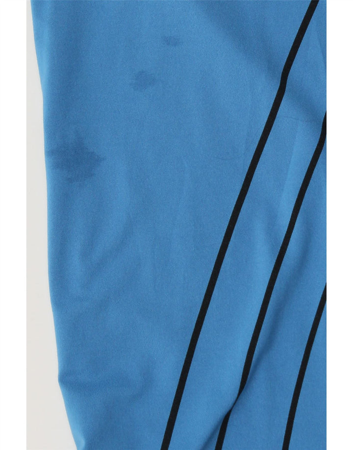 Izod Herren-T-Shirt-Oberteil, groß, blau gestreift, Polyester
