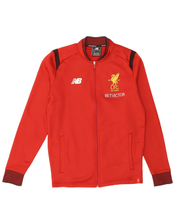 New Balance Mens Liverpool Graphic Tracksuit Top Jacket Medium Red