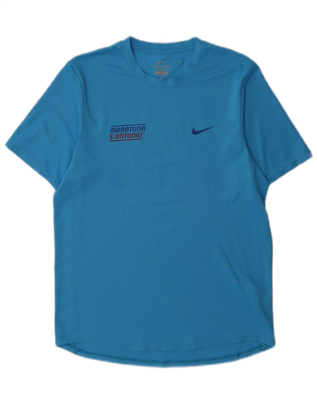 Nike Herren Dri Fit Graphic T-Shirt Top Small Blau