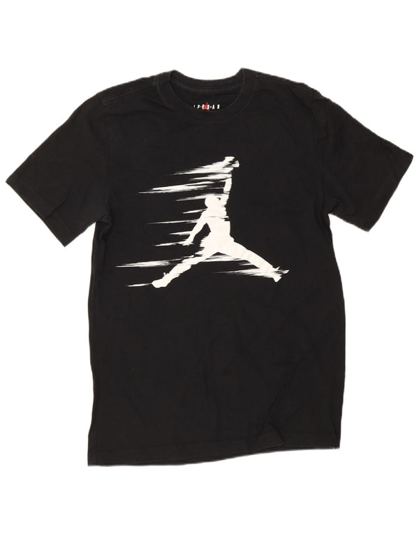 Jordan Herren-T-Shirt mit Grafik, Größe S, schwarze Baumwolle