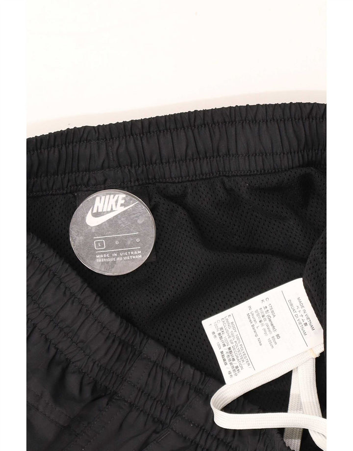 Nike Herren-Badeshorts, groß, aus schwarzem Polyester