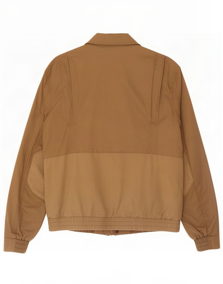 Timberland Herren-Militär-Bomberjacke, UK 38, mittelbraun, Farbblock