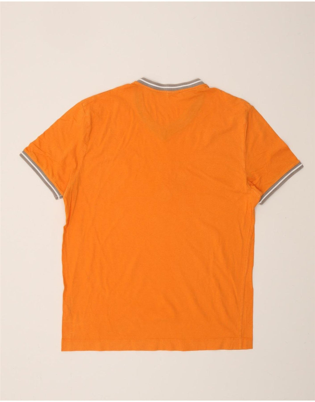 FILA Herren Grafik T-Shirt Top XS Orange Baumwolle