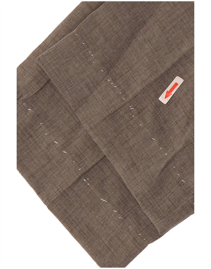 Gerade Herren-Anzughose von Marks & Spencer, W34, L27, grau, Polyester