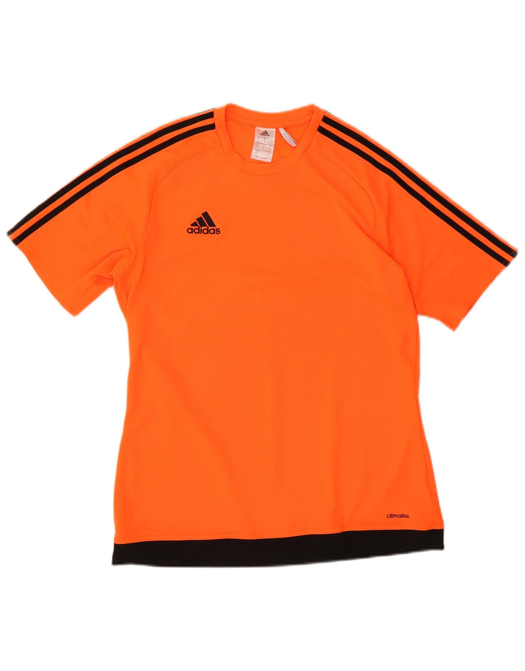 Adidas Herren Climalite T-Shirt Top Mittelorange Farbblock
