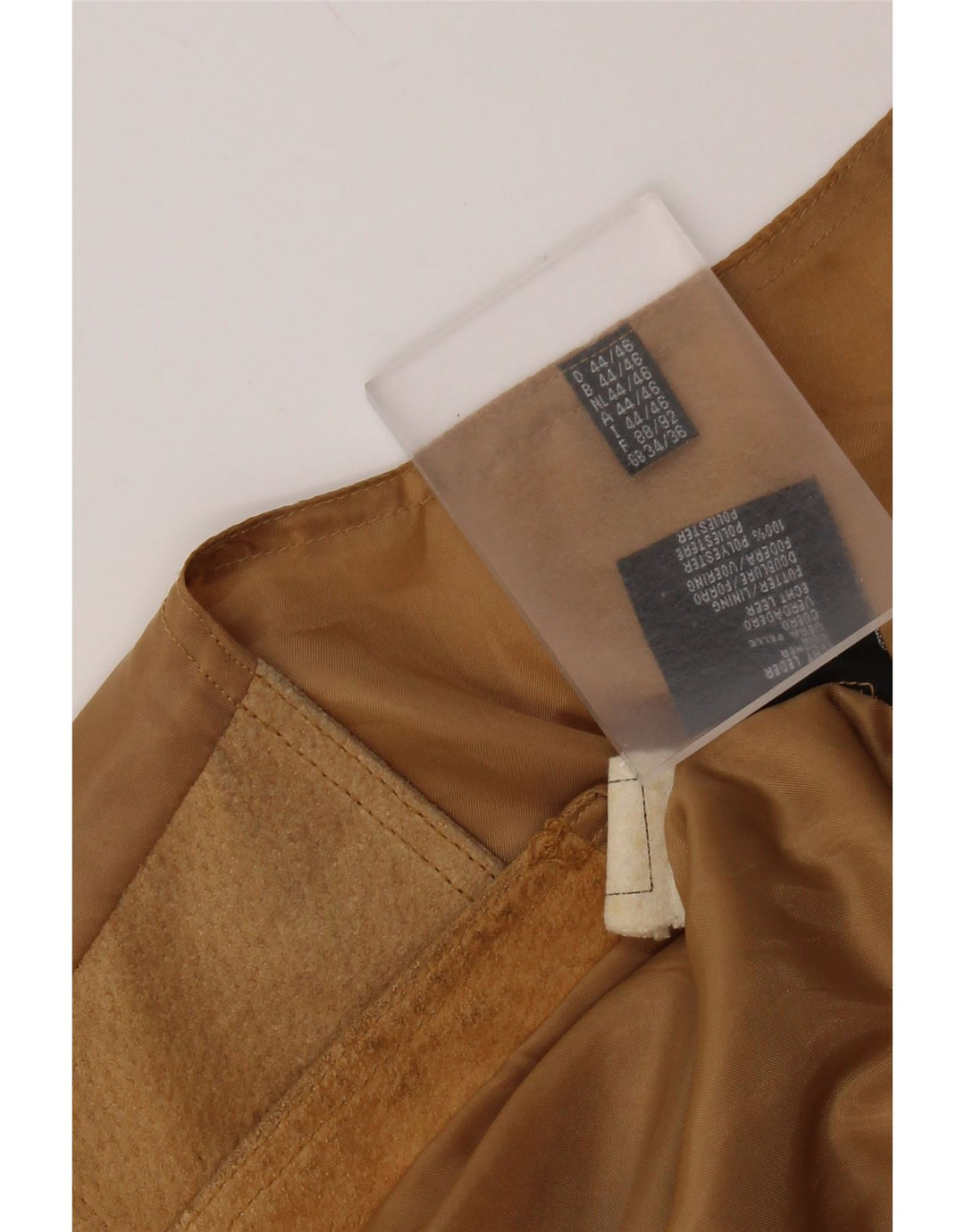 VINTAGE Herren Wildlederweste IT 44 XS Braunes Leder