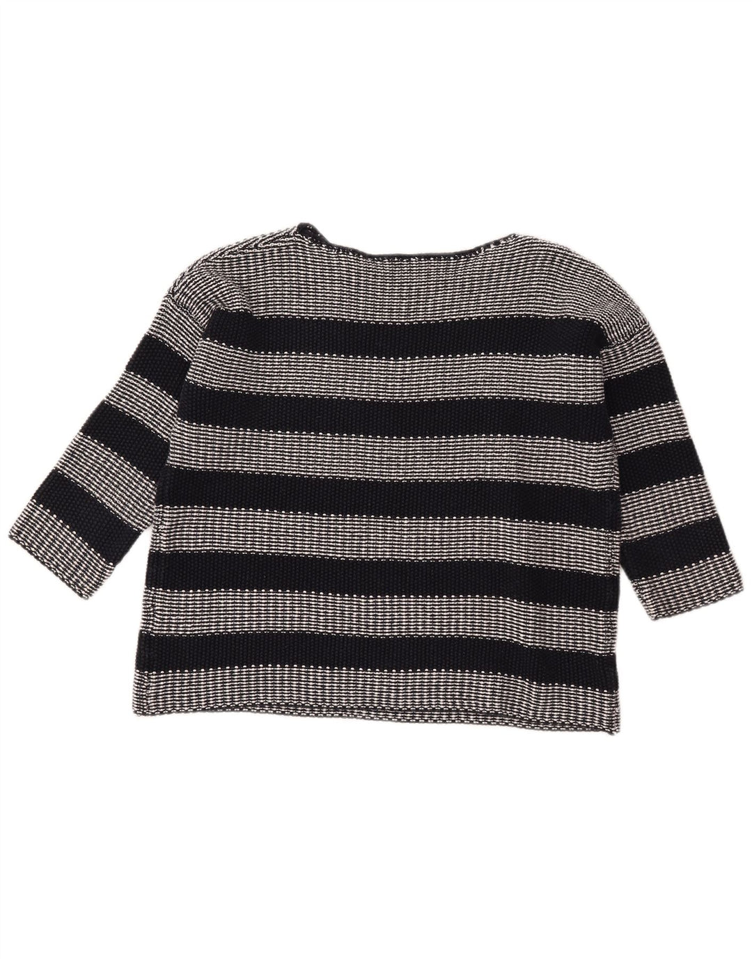 HOBBS Damen-Pullover, übergroß, bauchfrei, U-Boot-Ausschnitt, Gr. 10, Größe S, Schwarz