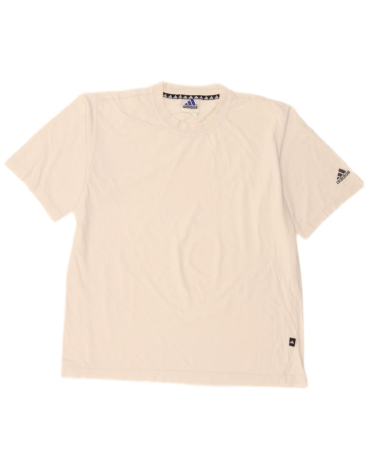 Adidas Herren T-Shirt Top Medium Weiß